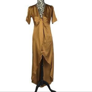 Women’s Satin High Low Dress, Small